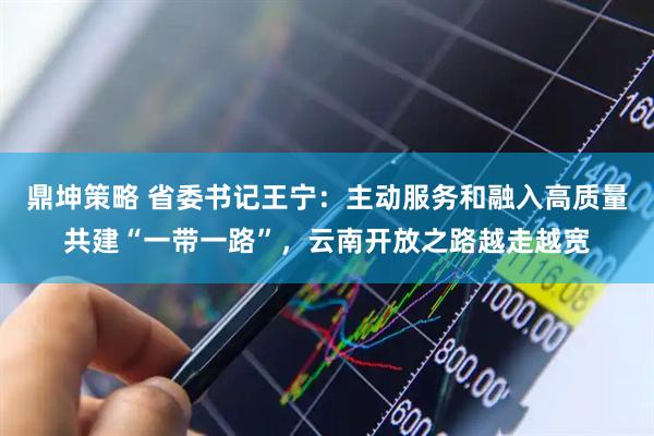 鼎坤策略 省委书记王宁：主动服务和融入高质量共建“一带一路”，云南开放之路越走越宽